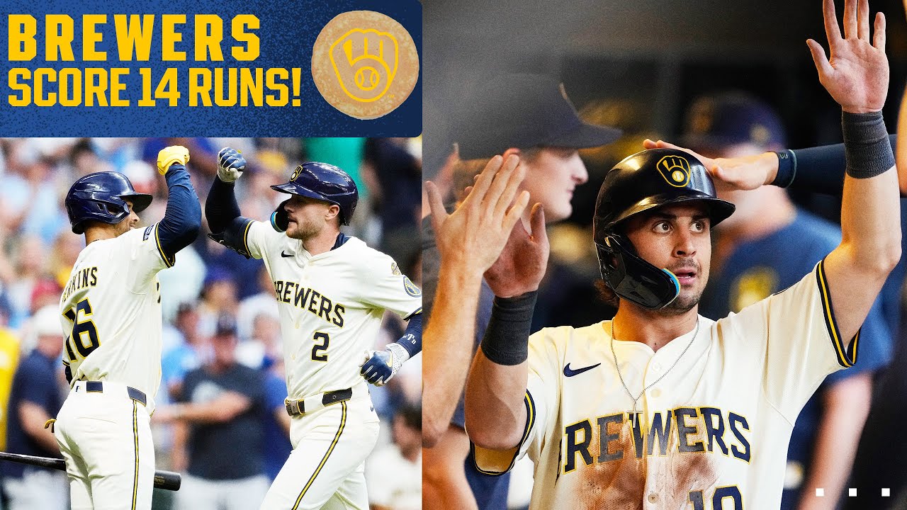 Brewers put up 14 RUNS, extend their winning streak to 11 🤯