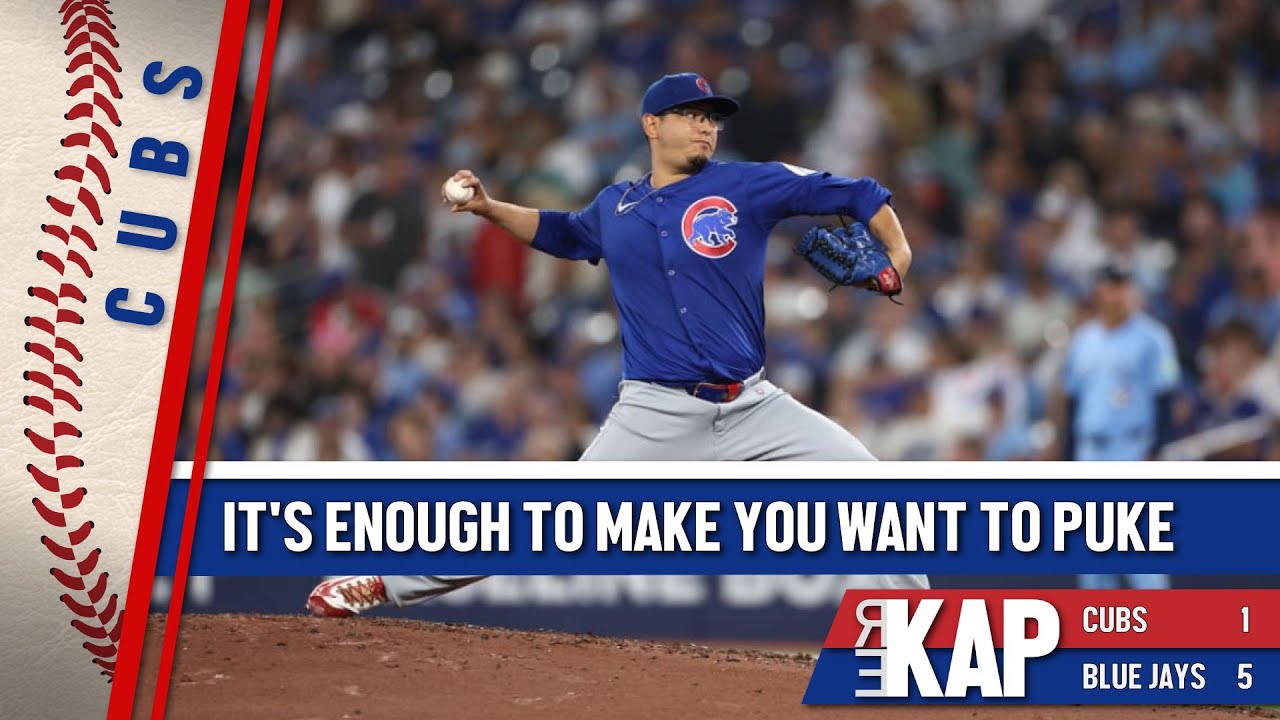 REKAP: ⚾️ Chicago Cubs 5-1 loss to Toronto Blue Jays. ‘It’s enough to make you want to puke!’