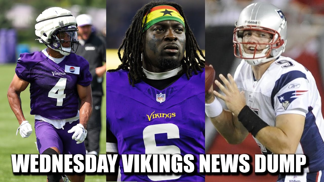 Minnesota Vikings News Dump (8.13.2025) | Rondale SZN Done, Asamoah Waived, Patriot Games