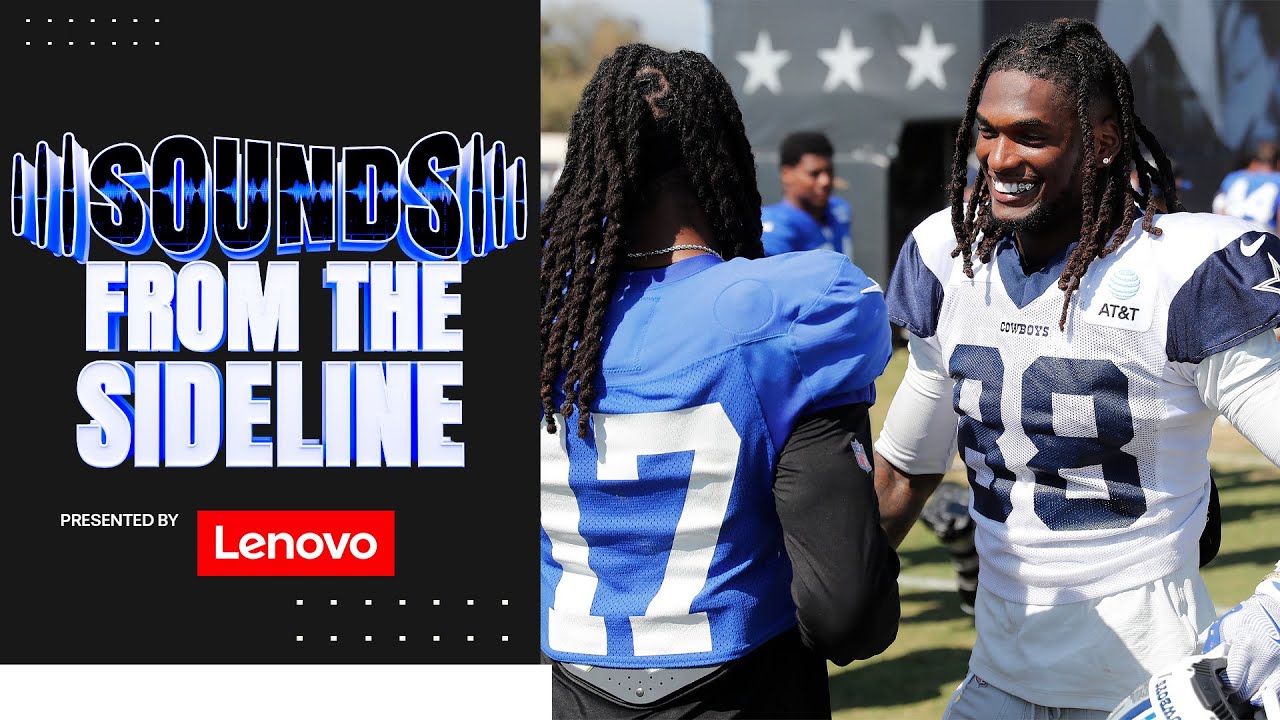 Sounds from the Sideline: CeeDee Lamb at Joint Practice vs Rams | Dallas Cowboys 2025