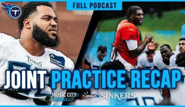 Titans Struggle with Urgency in Falcons Joint Practice | MCA Titans Podcast