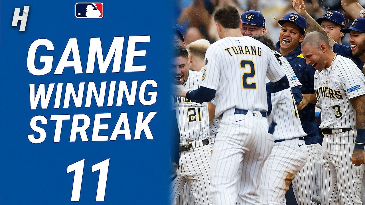 Brewers Make MLB History with Another 11+ Game Win Streak 🤯