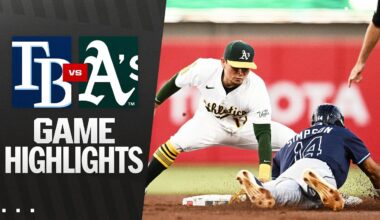 Rays vs. A's Game Highlights (8/12/25) | MLB Highlights