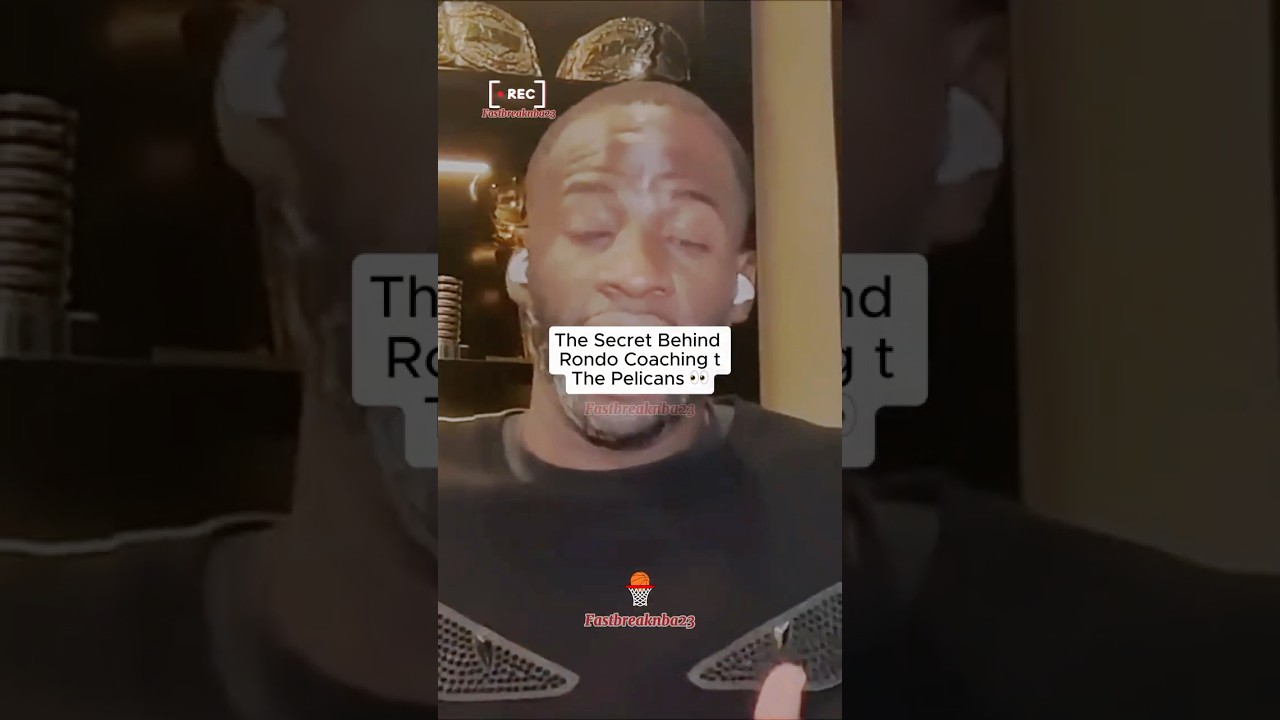 How Rondo Took Control of the Pelicans Locker Room #nba #shorts