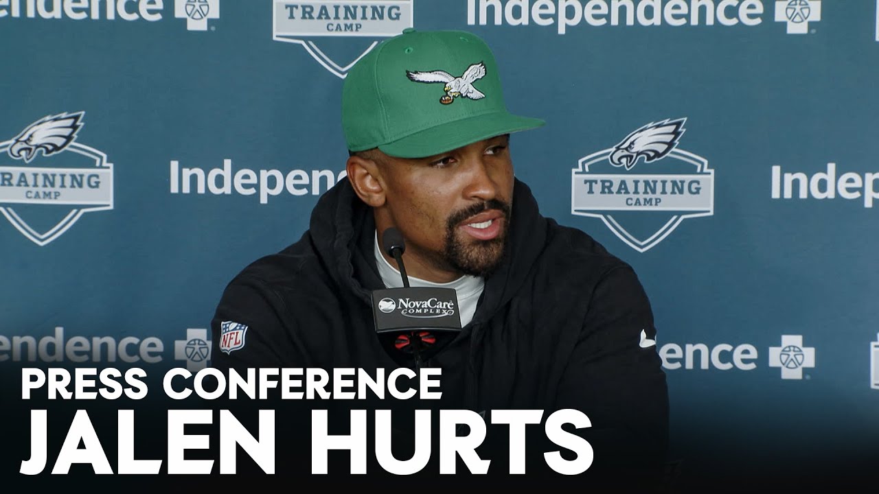 Eagles Press Conference: Jalen Hurts | August 13, 2025
