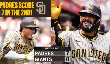 FULL INNING: Fernando Tatis Jr. and Manny Machado fuel the Padres' SEVEN-RUN 2nd inning 💪