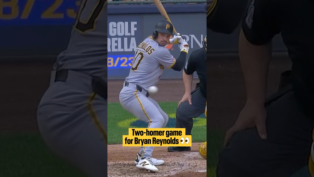 Two-homer game for Bryan Reynolds 👀