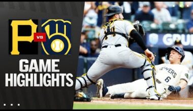 Pirates vs. Brewers Game Highlights (8/13/25) | MLB Highlights