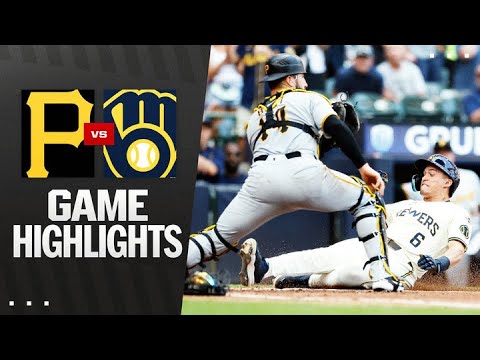 Pirates vs. Brewers Game Highlights (8/13/25) | MLB Highlights