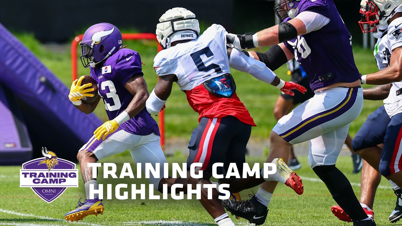 Vikings and Patriots Training Camp Joint Practice Highlights | August 13