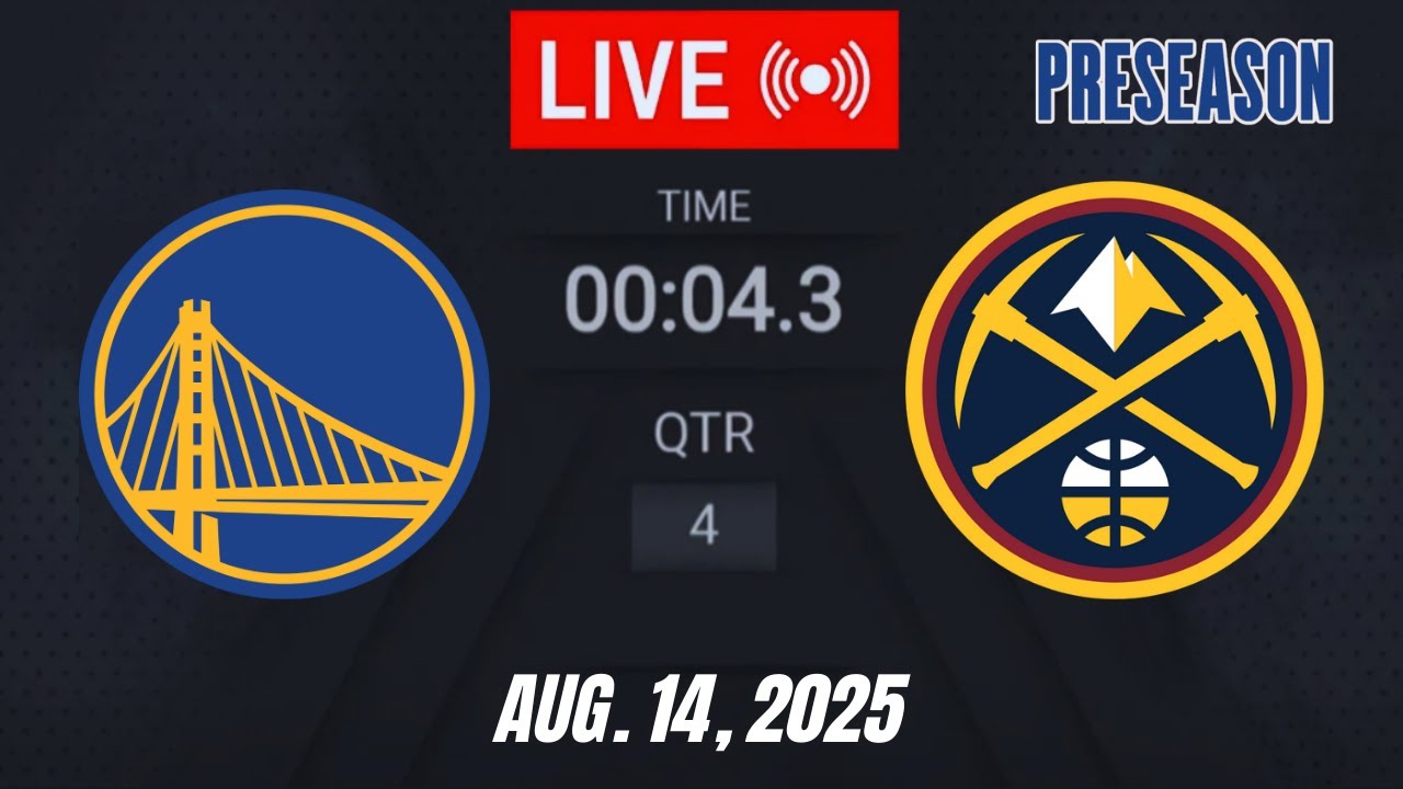 NBA LIVE! Denver Nuggets vs Golden State Warriors August 14, 2025 Full Gameplay 2K26 Preseason