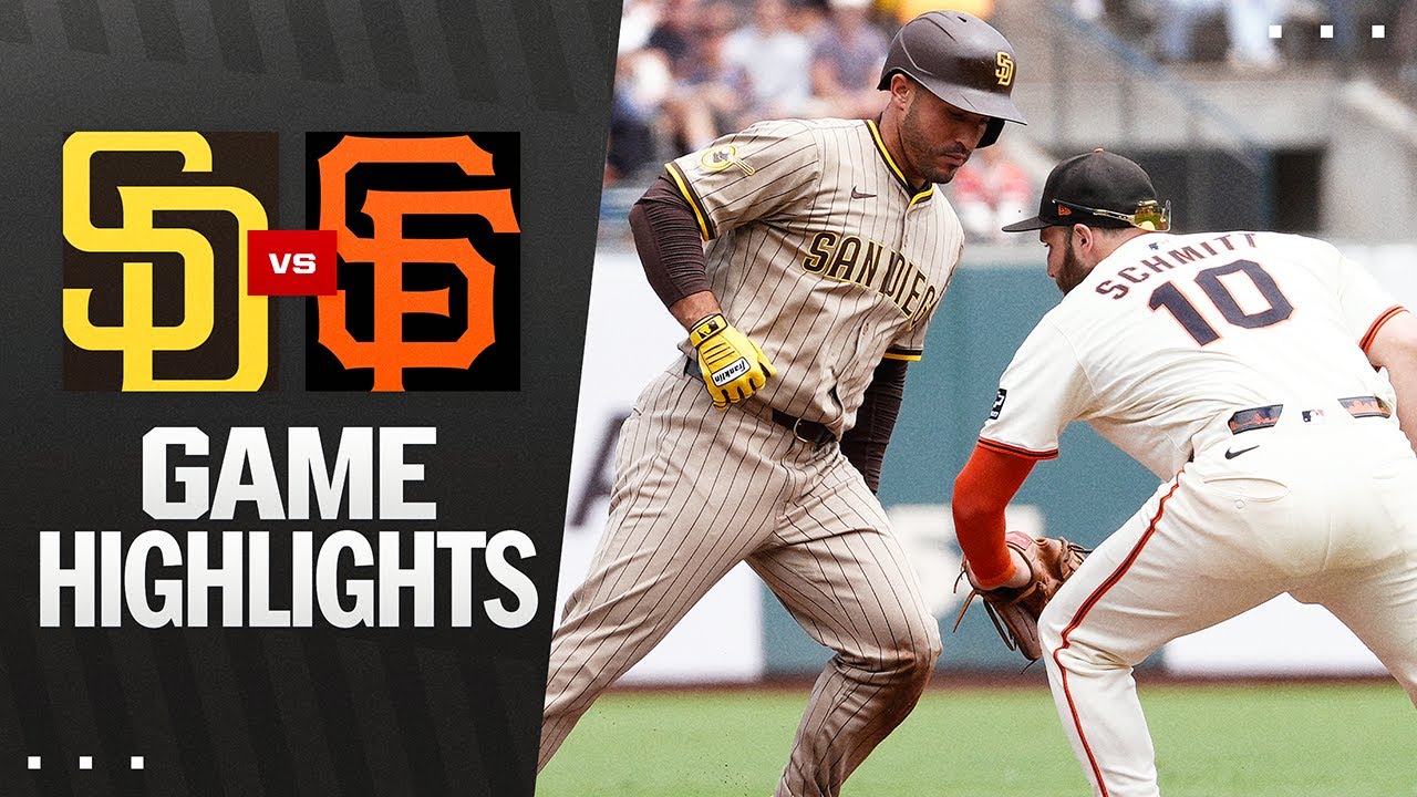Padres vs. Giants Game Highlights (8/13/25) | MLB Highlights