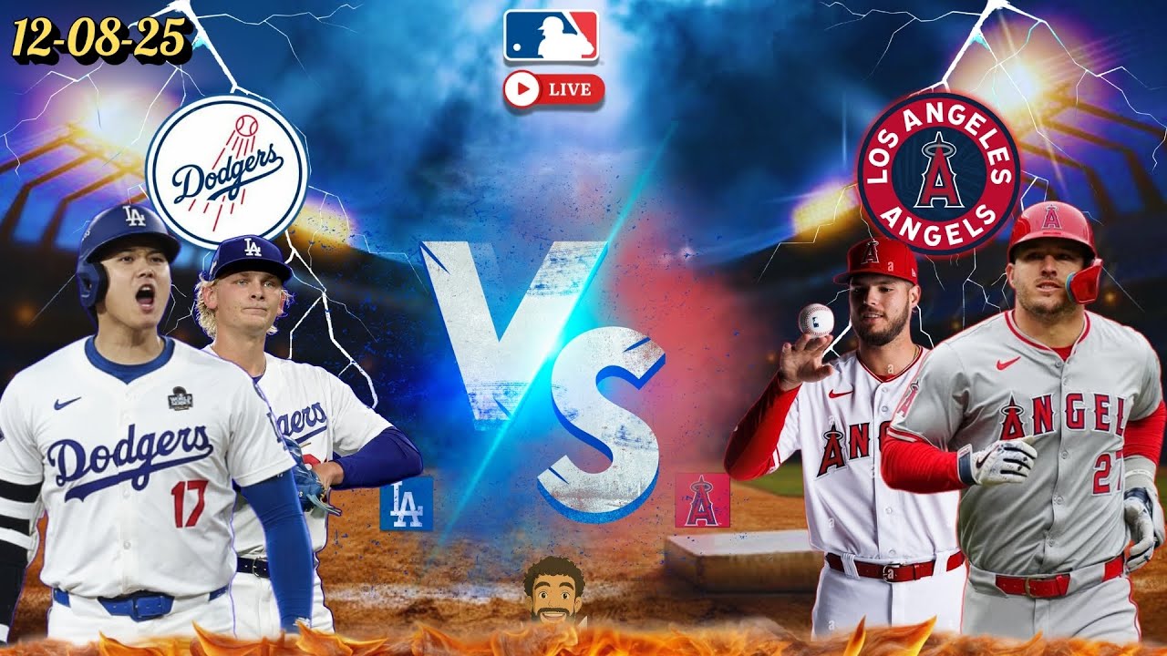 EN VIVO🔴Los Angeles Dodgers 🆚 Los Angeles Angels  - LIVE (12/08/25) 🔴⚾⚾