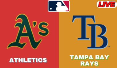 🔴LIVE : Tampa Bay Rays Vs Athletics | MLB 2025 | MLB Live Baseball Score | Aug 13 2025