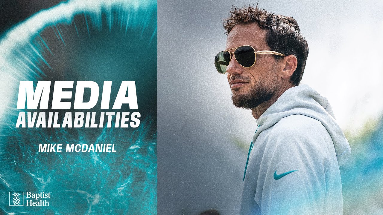 Coach Mike McDaniel meets with the media | Miami Dolphins