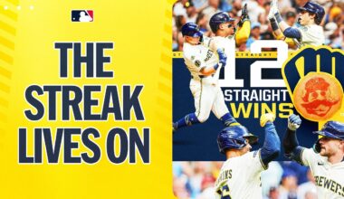 12 STRAIGHT WINS for the Brewers! 🥞 Time for burgers in Milwaukee 🍔