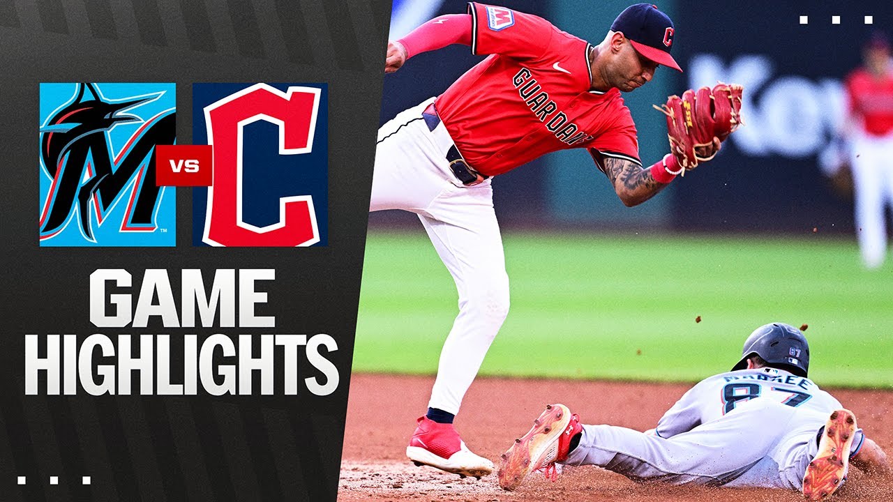 Marlins vs. Guardians Game Highlights (8/13/25) | MLB Highlights