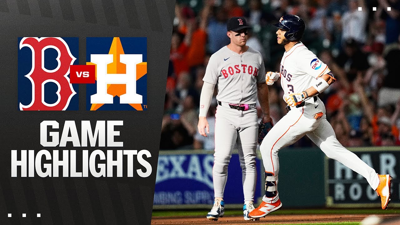 Red Sox vs. Astros Game Highlights (8/13/25) | MLB Highlights