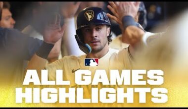 Highlights from ALL games on 8/13! (Brewers win 12th straight, Braves 9-run inning and MORE!)