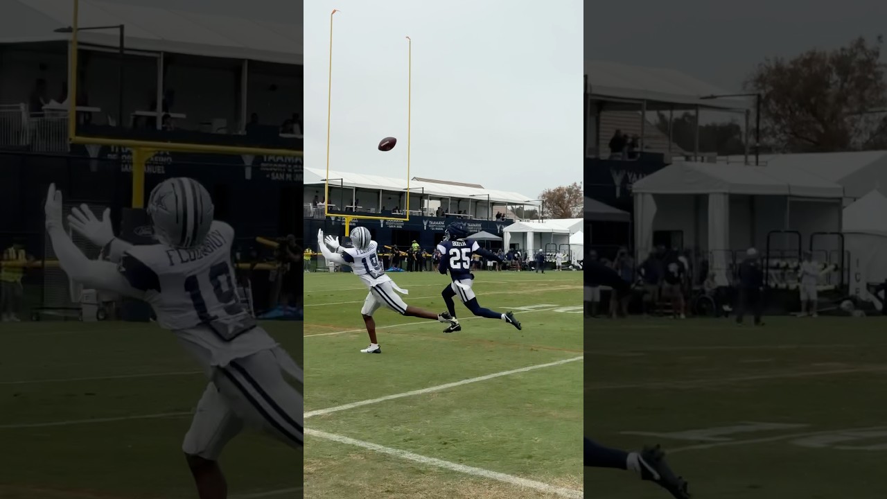 fly in’ Flo❗️@AmericanAirlines #DallasCowboys #football #catch #receiver #shorts