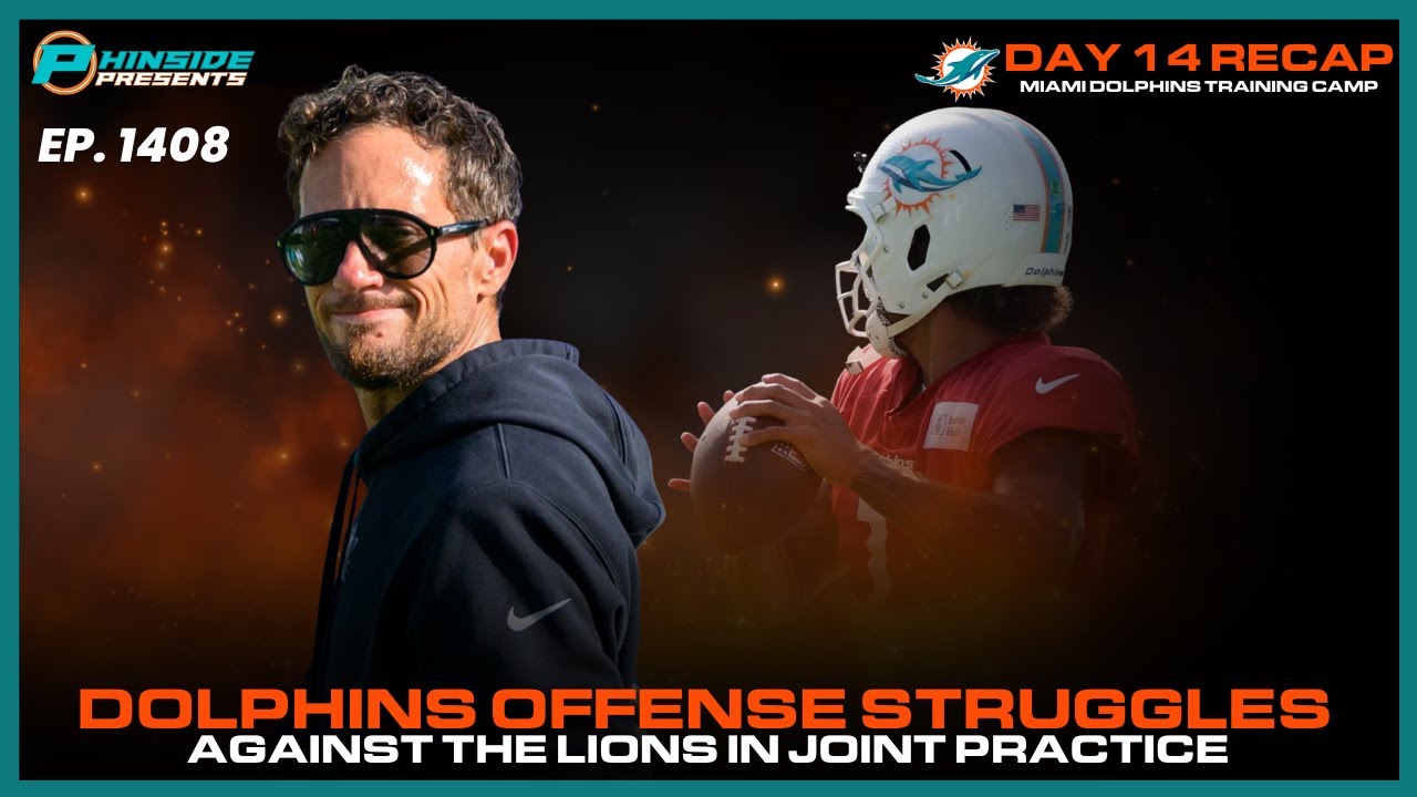 Miami Dolphins STRUGGLE Against Detroit Lions In Joint Practice!