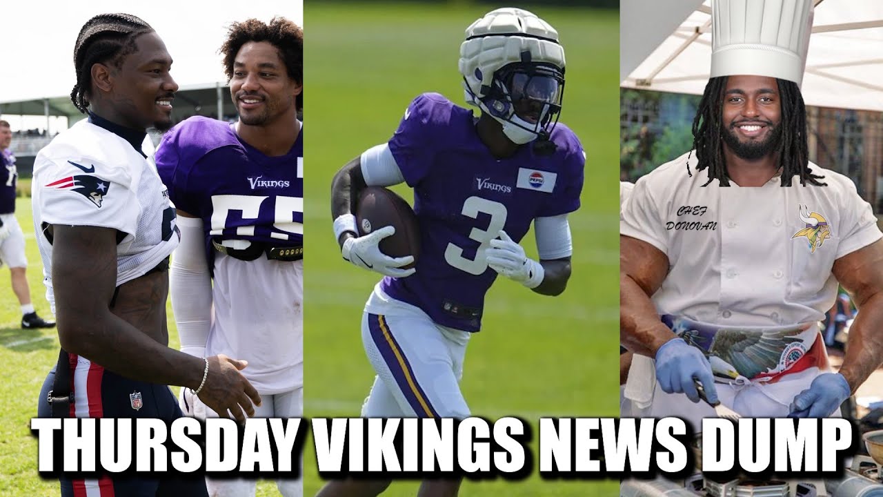 Minnesota Vikings News Dump (8.14.2025) | Diggs Returns, Joint Practice 1, Chef Donovan