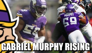 Gabriel Murphy Rising for the Minnesota Vikings