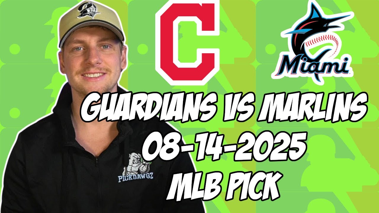 Miami Marlins vs Cleveland Guardians 8/14/25 MLB Pick & Prediction | MLB Betting Tips