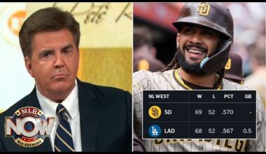 MLB Now | San Diego Padres hold 1-game lead over Dodgers in NL West - Brian Kenny reactions