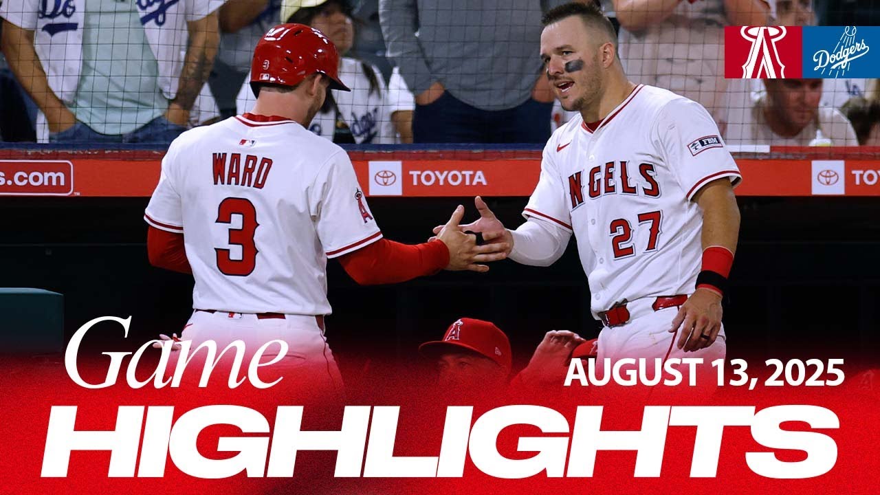 Dodgers vs. Angels Game Highlights (8/13/25) | MLB Highlights