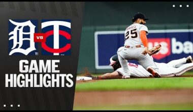 Tigers vs. Twins Game Highlights (8/14/25) | MLB Highlights