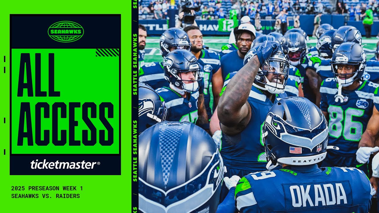 Seahawks All Access: The Sights & Sounds From The 2025 Preseason Debut vs. The Raiders