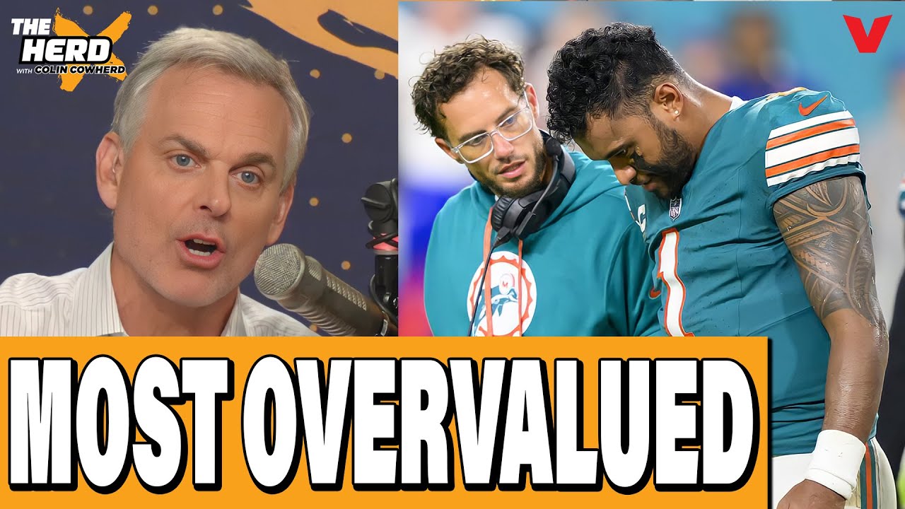 Colin Cowherd calls Miami Dolphins MOST overvalued team, Vikings most undervalued? | THE HERD NFL