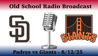 MLB 2025: San Diego Padres vs San Francisco Giants Live Commentary