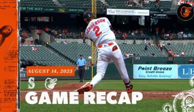 Mariners vs. Orioles Game Recap (8/14/25) | MLB Highlights | Baltimore Orioles