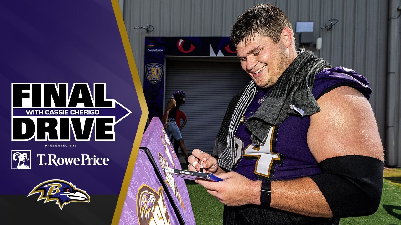 Tyler Linderbaum Explains Why the Ravens Don't Have Contract Drama | Baltimore Ravens Final Drive