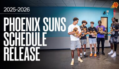 Phoenix Suns 2025-26 Schedule Release | Sponsoring the adoption fees of 30 dogs for 30 NBA teams