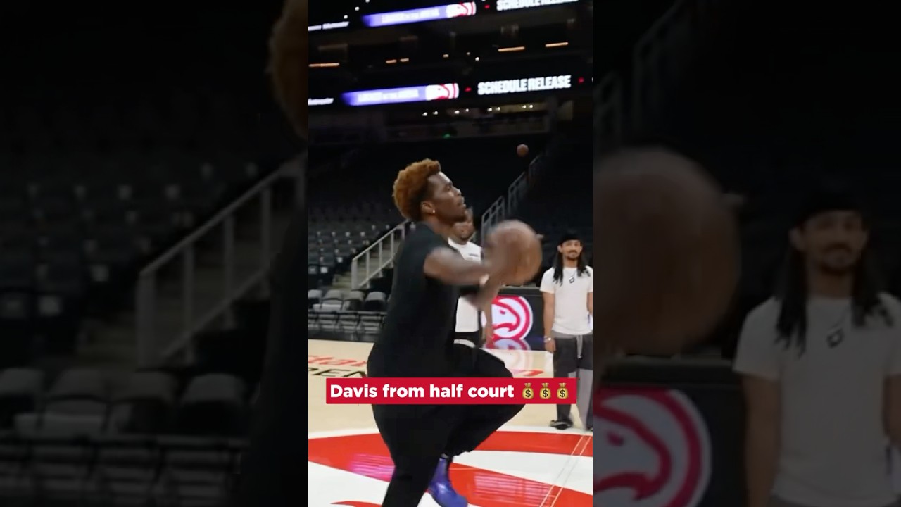 EASY money @ItsDavisss @ImDavisssLive #nba #hawks #trickshots