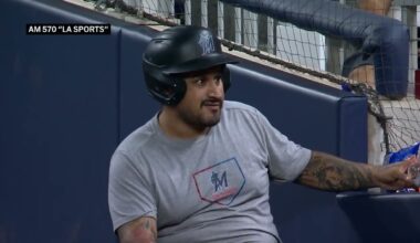 Marlins ball boy LAUNCHES tosses live ball into stands 🤣