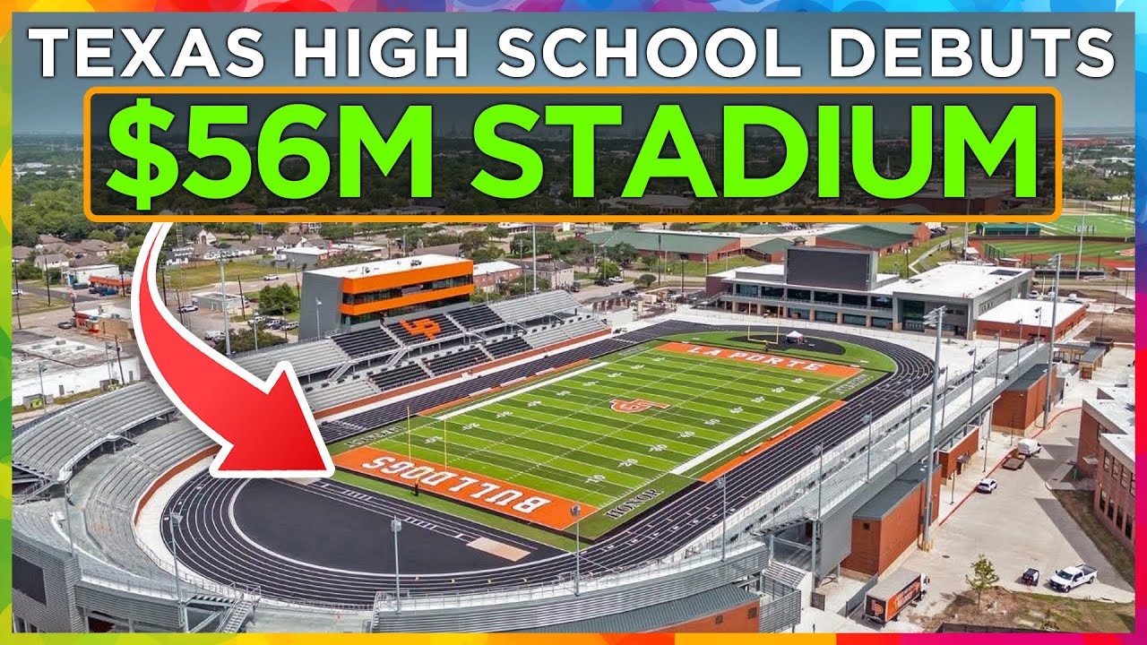 Texas High School Debuts $56M Football Stadium (La Porte)