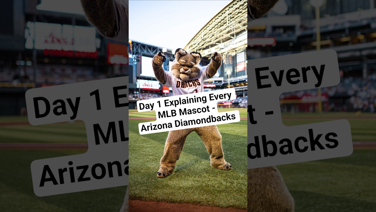Day 1 Explaining Every MLB Mascot - The Arizona Diamondbacks' "D. Baxter" #mlb #baseball