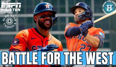 Will the Houston Astros be able to HOLD OFF the Mariners in the race for the AL West?