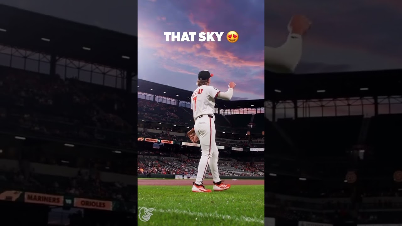 Cotton candy skies ft. Jackson Holliday of the Baltimore Orioles