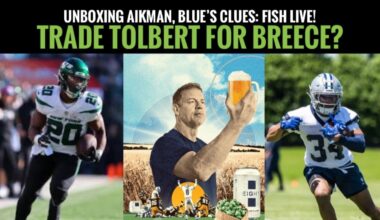 #DallasCowboys Fish Live: Unboxing Aikman; Trade Tolbert for Breece? Blue's Clues
