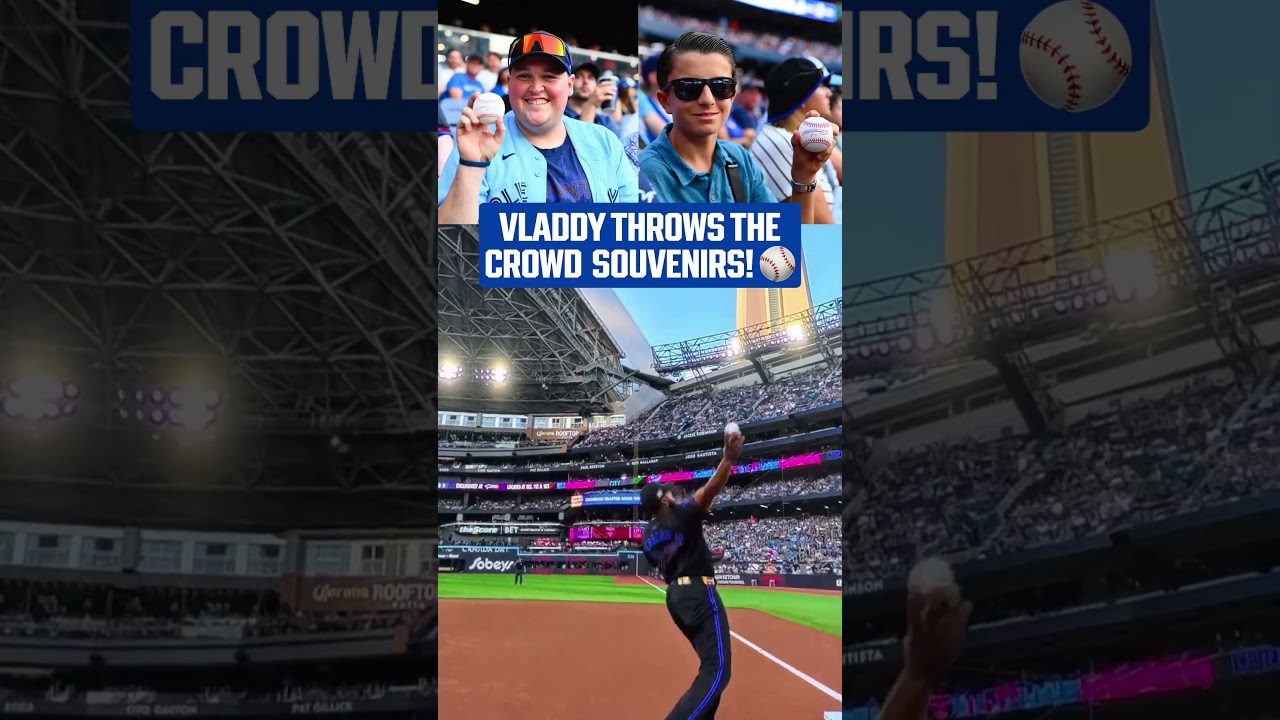 Some fan appreciation from Vlad Jr. on #PlayersWeekend!