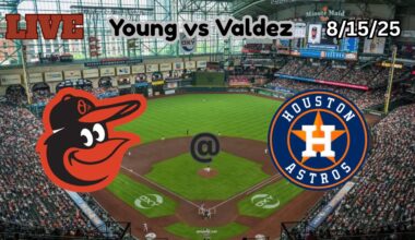Baltimore Orioles @ Houston Astros | LIVE! Play-by-Play & Commentary | 8/15/25 | Game #122