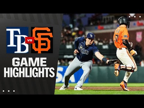 Rays vs. Giants Game Highlights (8/15/25) | MLB Highlights