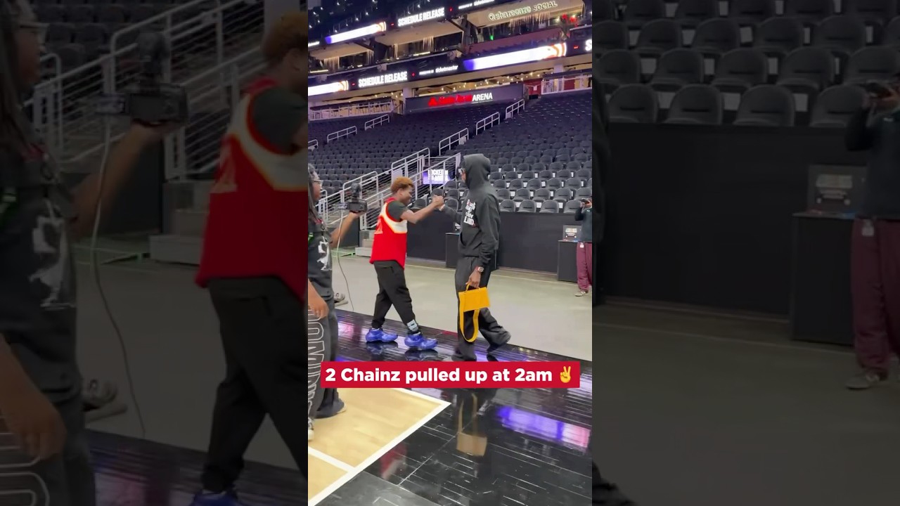That’s real Atlanta love 🔥🔥 #nba #2chainz @ItsDavisss @ImDavisssLive
