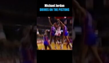 Michael Jordan's UNREAL Layup vs. The Bad Boy Pistons  #goat #nba #nodunks