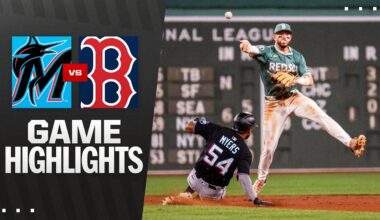 Marlins vs. Red Sox Game Highlights (8/15/25) | MLB Highlights